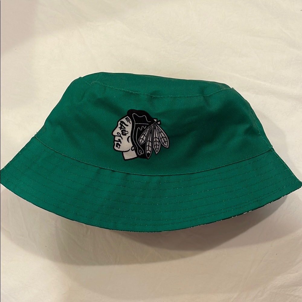 Chicago Blackhawks Green St Patrick’s Day Bucket Hat